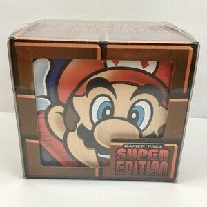 Super Mario Gamer Pack Super Edition Gift Set Small Canvas Art Socks Notebook